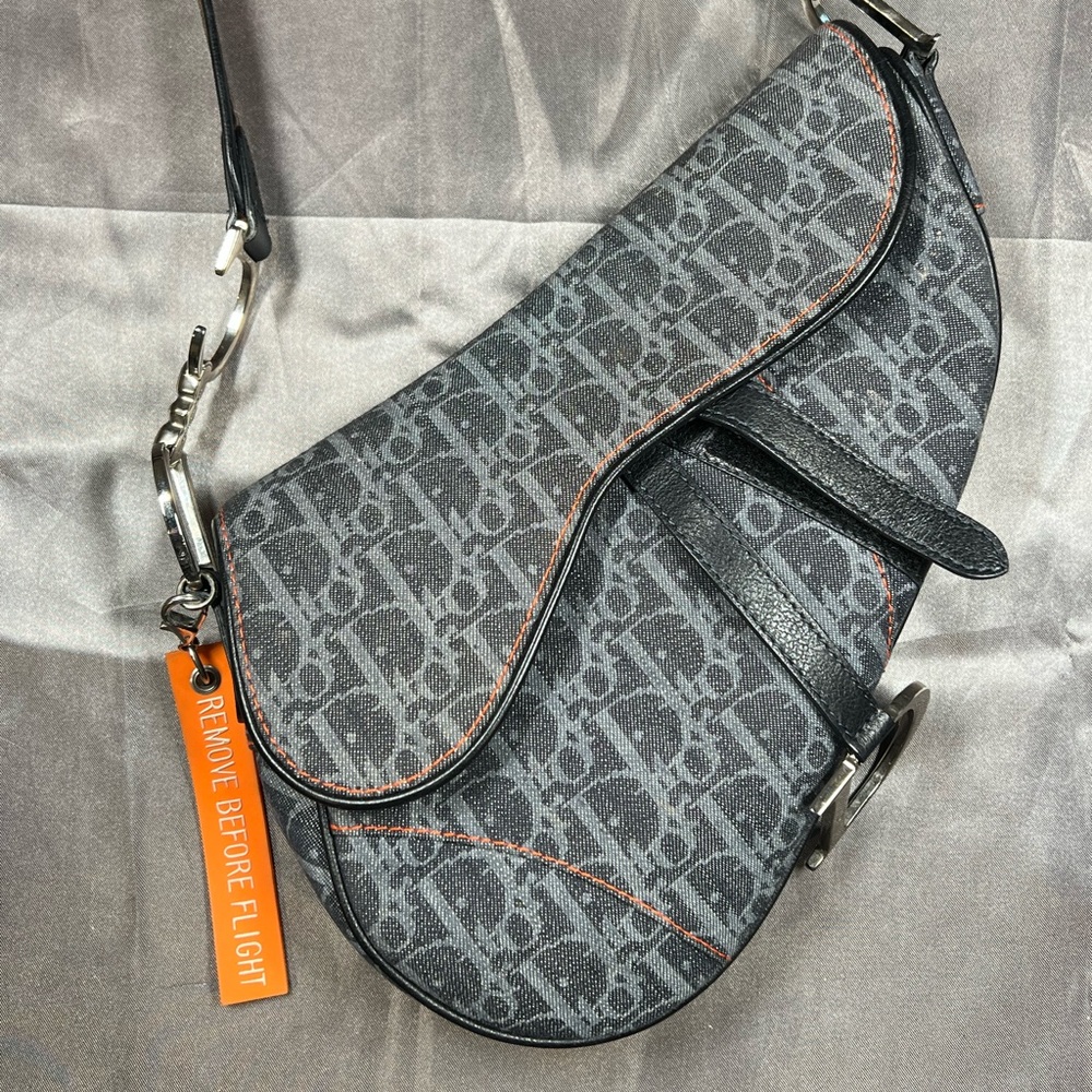 Dior Saddle Denin Bag